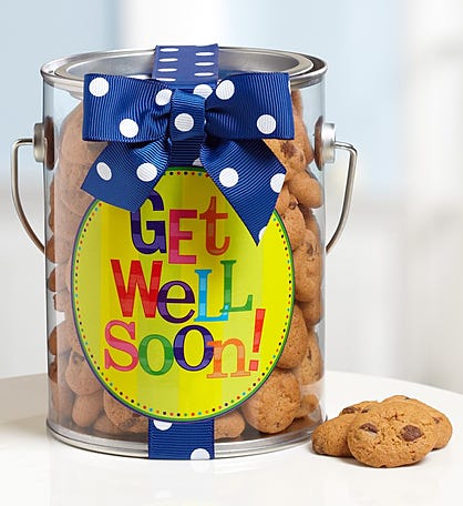 Get Well Soon! Chocolate Chip Cookies in a Can